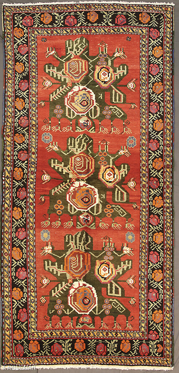 Tapis Caucasien Semi-Antique Karabakh (Qarabağ) n°:49796921